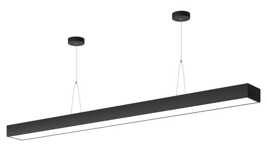 Фото №2 Светильник светодиодный Geometria Block SPO-115-B-40K-036 36Вт 4000К 3100Лм IP40 1200*100*50 черный подвесной ЭРА (Б0050547)