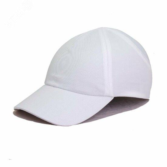 Фото №2 Каскетка защитная RZ FavoriT CAP белая (защитная,удлиненный козырек, для защиты головы от ударов о неподвижные объекты, -10°C +50°C) (95517)