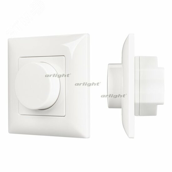 Фото №2 Панель SMART-P14-DIM-P-IN White (230V, 1.5A, 0/1-10V, Rotary, 2.4G) (ARL, IP20 Пластик, 5 лет) (033010)