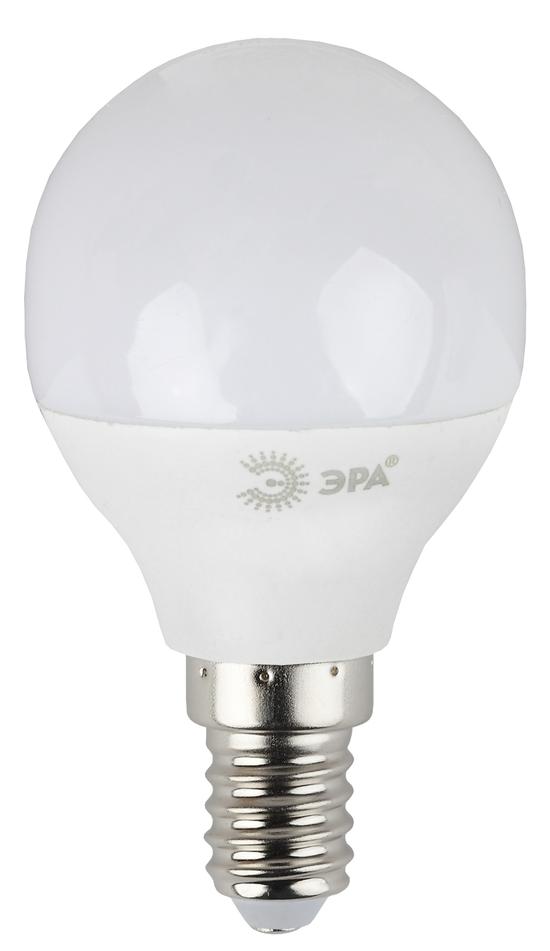 Фото №4 Лампа светодиодная LED P45-7W-827-E14 (диод, шар, 7Вт, тепл, E14, (10/100/3600) ЭРА (Б0020548)