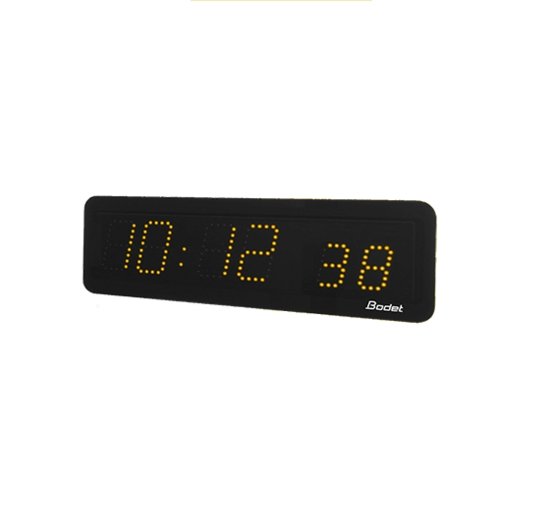 Фото №2 Часы цифровые STYLE II 7S (часы/минуты/секунды), высота цифр 7 см, желтый цвет, импульс 24В, 240В (946В23)