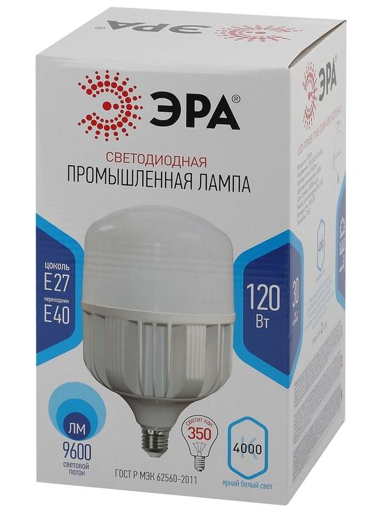 Фото №3 Лампа светодиодная POWER LED POWER T160-120W-4000-E27/E40 E27/E40 120Вт колокол нейтральный белый свет ЭРА (Б0051793)