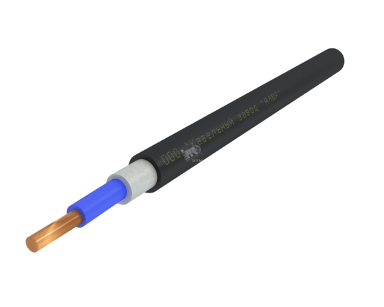 Фото №2 Кабель силовой ППГнг(А)-HF 1х35ок(N)-1 однопроволочный синий (барабан)