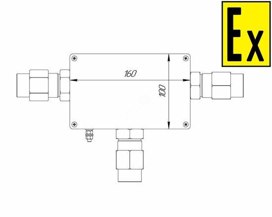 Фото №2 Коробка коммутационная взрывозащищенная для греющего кабеля КВМК ГК 106 (СМД0000000999)