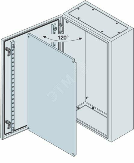 Фото №3 Щит с монтажной панелью ЩМП 300х400х150 SR2 IP65 (SRN3415K)