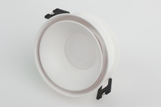 Фото №2 Встраиваемый светильник декоративный KL94 WH MR16/GU5.3 белый, пластиковый (MR16/GU5.3 в комплект не входит) ЭРА (Б0054378)