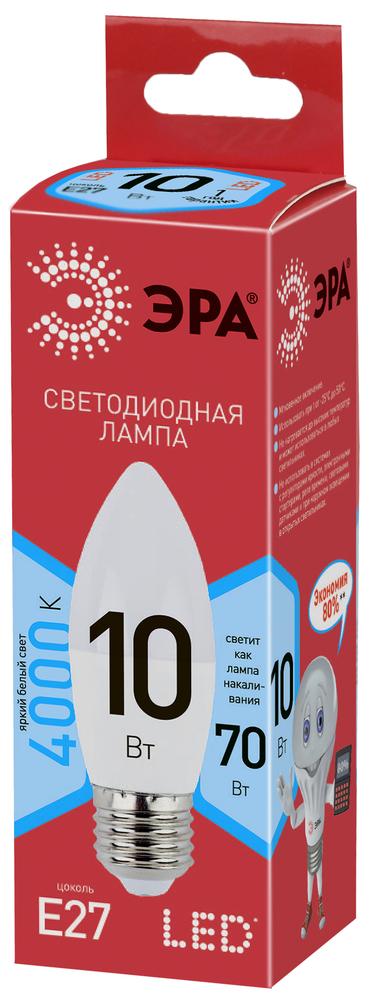 Фото №3 Лампа светодиодная LED B35-10W-840-E27,свеча,10Вт,нейтр,E27 (Б0032965)