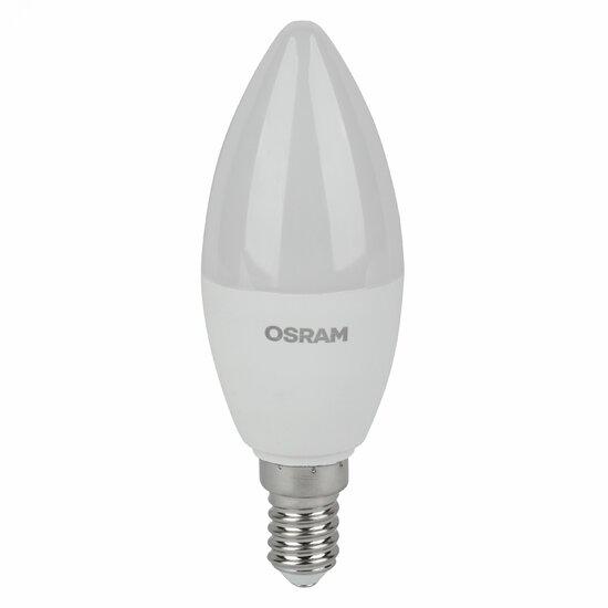 Фото №2 Лампа светодиодная LED 7 Вт E14 4000К 560Лм свеча 220 В (замена 60Вт) OSRAM (4058075577954)