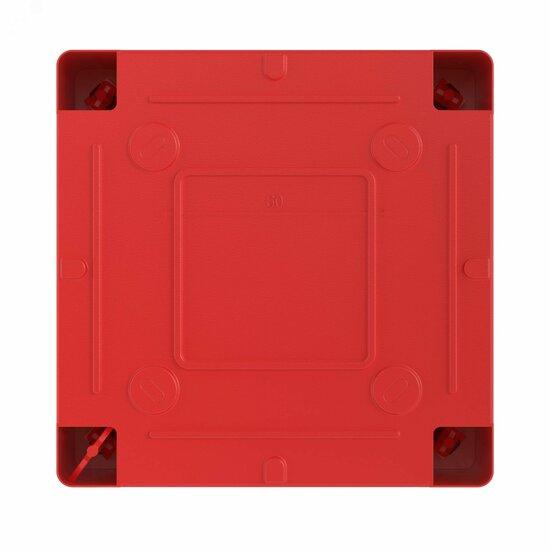 Фото №5 Коробка распределительная 100х100х50 IP56 гладкие стенки красная (53811)
