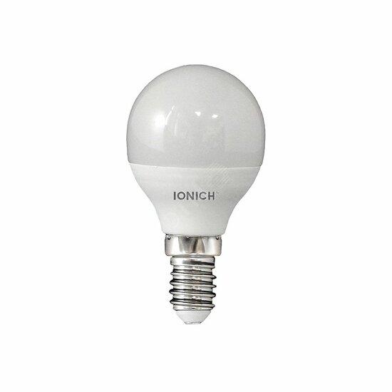 Фото №2 Лампа светодиодная LED 6w 2700К, E14, 540Лм, матовая, шар IONICH (1546)