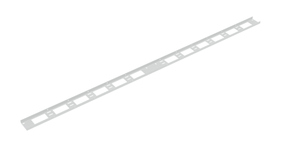 Фото №2 Органайзер кабельный вертикальный, 42U, для шкафов серий TFI-R, Ш75хВ1798хГ20мм, металлический, с крепежом, цвет серый (TLK-OV75-2-42U-I-GY)