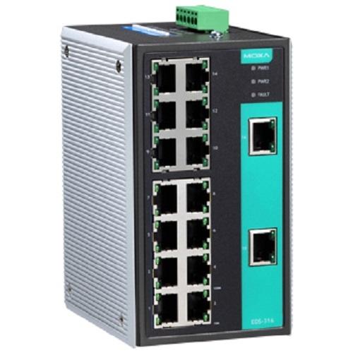 Фото №2 Коммутатор Ethernet Switch 16 10/100BaseT(X) ports (EDS-316)