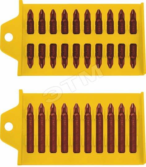 Фото №2 Биты односторонние сталь S2, РZ 2 х 25 мм 2 шт (56732-3)