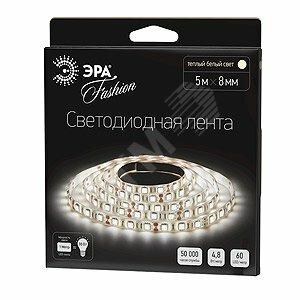 Фото №2 Лента светодиодная LS3528-60LED-IP20-WW-5m (50/1200) ЭРА