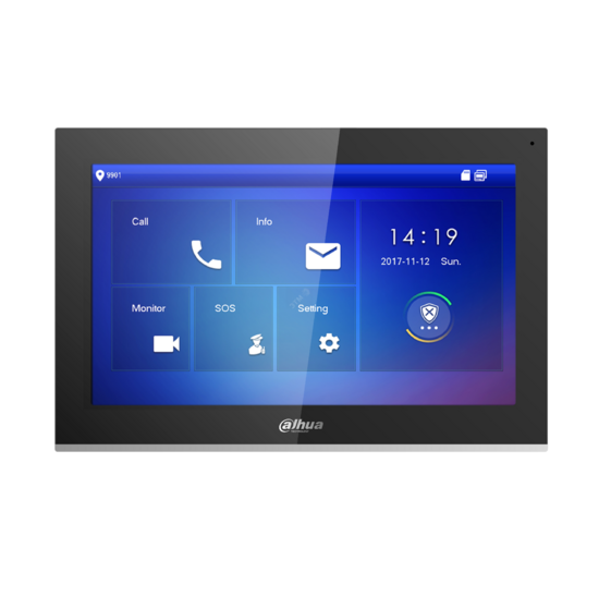 Фото №2 Монитор видеодомофона DAHUA IP 10 дюймовый (DH-VTH5441G)