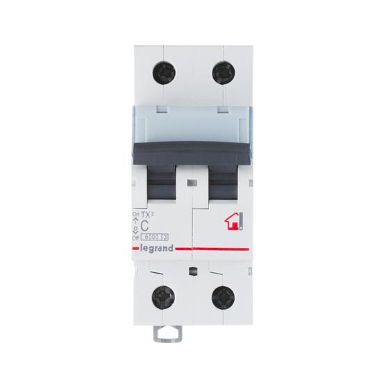 Фото №2 Выключатель автоматический двухполюсный 63А C TX3 6кА/10кА
