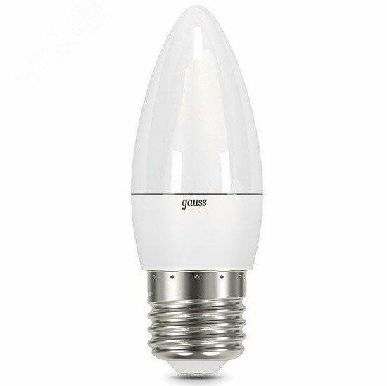 Фото №2 Лампа светодиодная LED 9.5 Вт 950 Лм 6500К холодная E27 Свеча Black Gauss (103102310)
