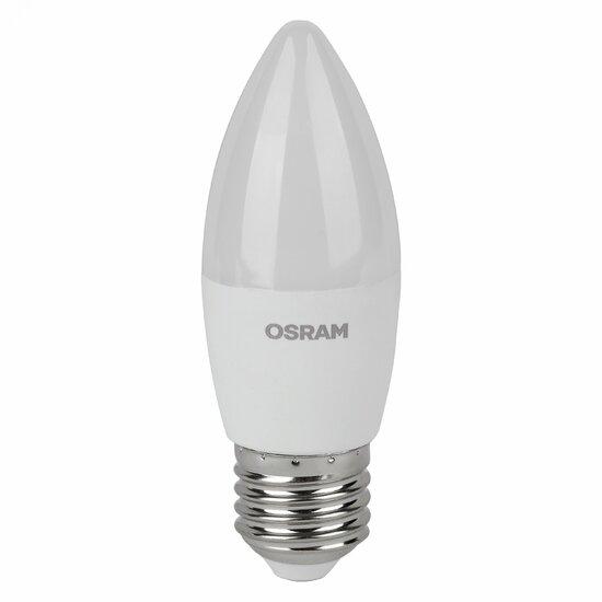 Фото №2 Лампа светодиодная LED 7 Вт E27 3000К 560Лм свеча 220 В (замена 60Вт) OSRAM (4058075578012)