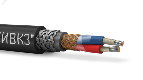 Фото №2 Провод для сигнализации и контроля                КИВИ-РСзКПЭк-ВБнг(А)-FRHF-УФ 1х2х1,0 мк3 660В