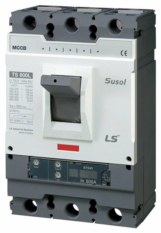 Фото №2 Автоматический выключатель TS800L (150kA) ETS43 800A 3P3T (0111002500)