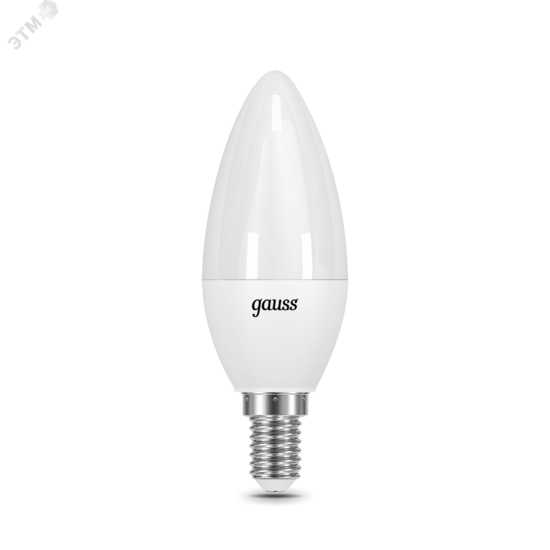 Фото №3 Лампа светодиодная LED 9.5 Вт 950 Лм 6500К холодная E14 Свеча Black Gauss (103101310)
