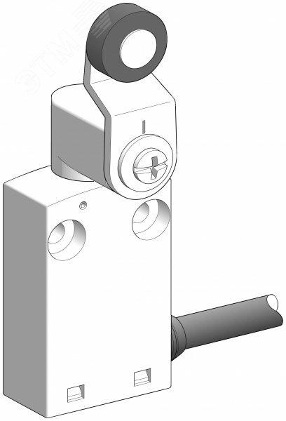 Фото №3 Выключатель концевой 1НО1НЗ C КАБЕЛЕМ XCMN2115L1 (XCMN2115L1)