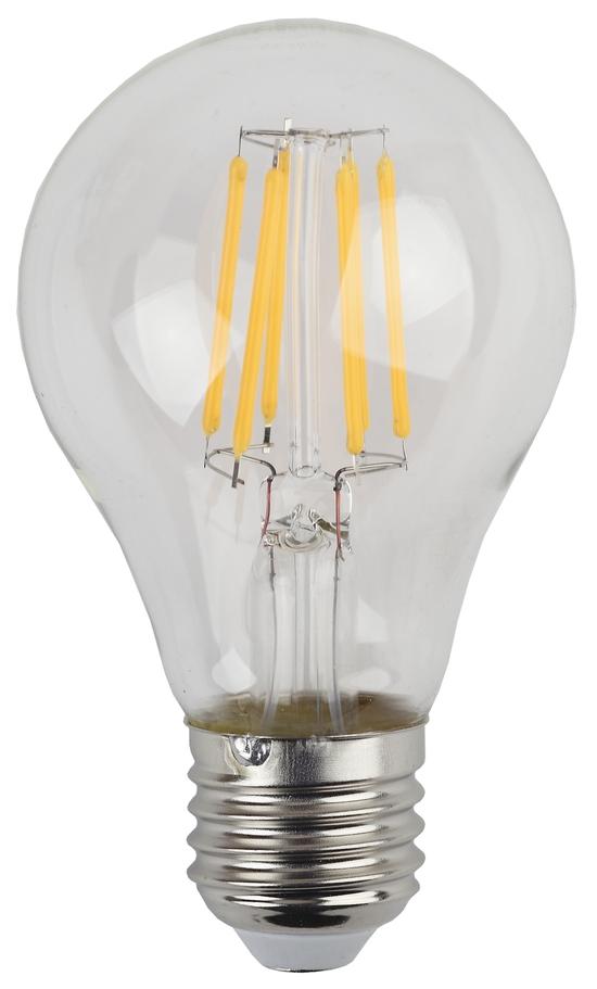 Фото №4 Лампа светодиодная F-LED A60-7W-827-E27  (филамент, груша, 7Вт, тепл, Е27) (10/100/1500) ЭРА (Б0043432)