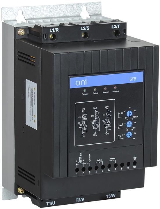 Фото №2 УПП SFB 3Ф 380В 15кВт 30A Uупр 110-220В Modbus ONI (SFB-33-15-A-10)