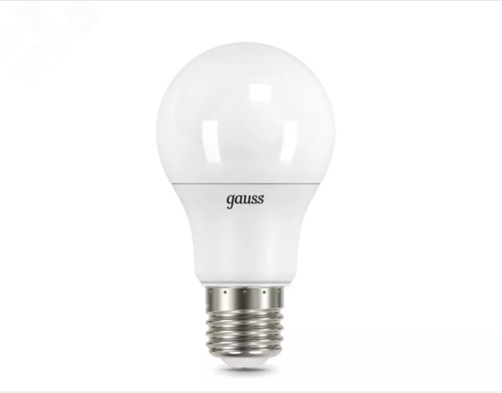 Фото №2 Лампа светодиодная LED 10 Вт 860 Лм 4100K белая E27 A60 AC/DC 12-36 В Black Gauss (202502210)