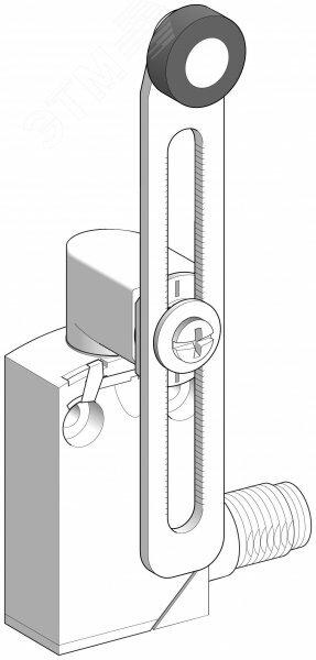 Фото №4 Выключатель концевой ролик с регулируемой длиной (XCMD2145M12)