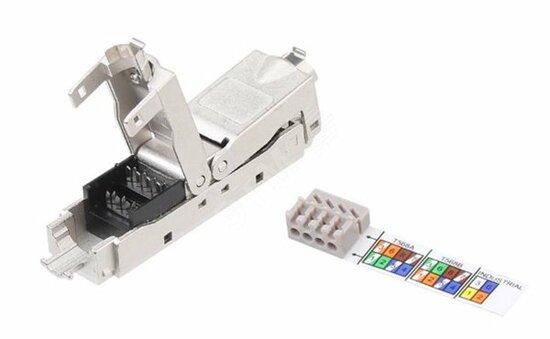 Фото №2 Проходной адаптер CA3-IDC-C6-SH-F-SL (coupler),   RJ-45(8p8c), категория 6, полный экран, IDC (431372)