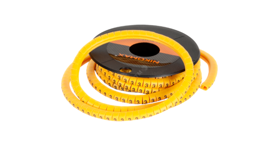 Фото №2 Маркер кабельный, символ -, желтый, 500шт (NMC-CMR---YL-500)