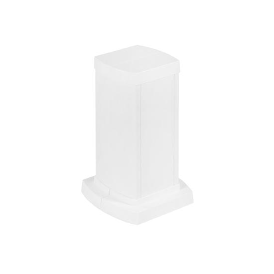 Фото №2 Универсальная мини-колонна алюминиевая с крышкой из алюминия 2 секции, высота 0,3 метра, цвет белый (653120)