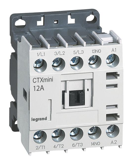 Фото №2 CTX3 Контактор 3п 12А 1НЗ 415В AC Мини (417059)