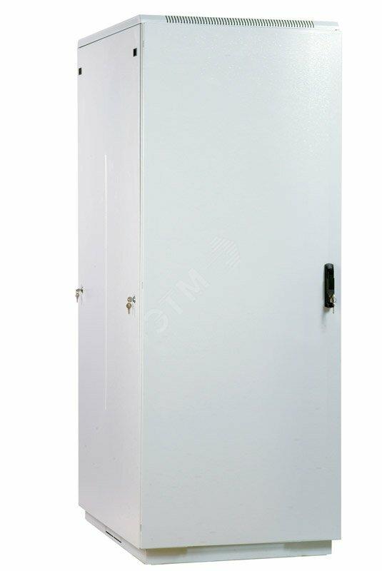 Фото №2 Шкаф телекоммуникационный напольный 42U (800х800) дверь металл (ШТК-М-42.8.8-3ААА)