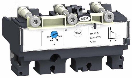 Фото №5 Расцепитель 3П3T TM63G для NSX100-250 (LV429152)