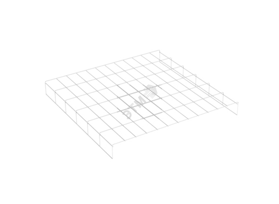Фото №2 Решетка на светильник для спортивных помещений 595х620х65 мм Вартон (V4-E0-00.0017.SP0-0001)