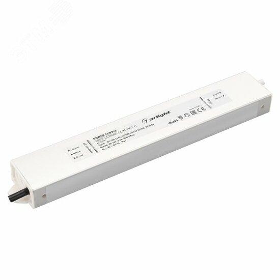 Фото №2 Блок питания ARPV-LG24080-SLIM-PFC-D (24V, 3.3A, 80W) (Arlight, IP67 Металл, 5 лет) (031721)