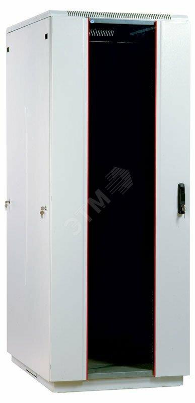 Фото №2 Шкаф телекоммуникационный напольный 47U (800х800) дверь стекло (ШТК-М-47.8.8-1ААА)