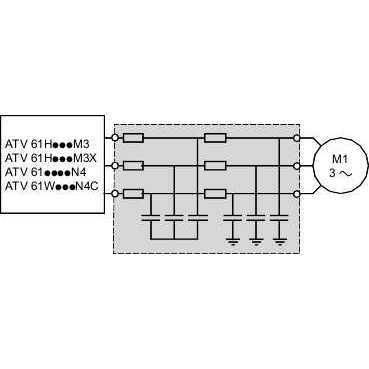 Фото №5 СИНУС ФИЛЬТР 300A IP00 (VW3A5208)