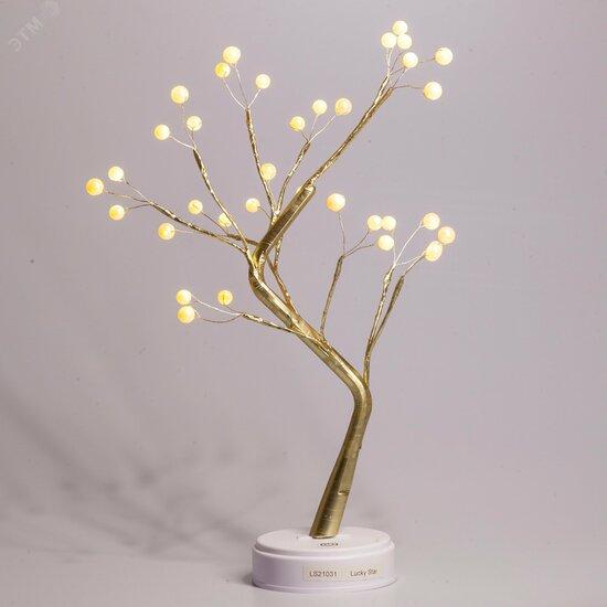 Фото №2 Декоративный светильник Жемчужное дерево h 45 см, теплый свет, 36 LED, 3*АА, IP20 ЕGNID - 36W ЭРА (Б0051949)