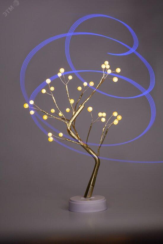 Фото №6 Декоративный светильник Жемчужное дерево h 45 см, теплый свет, 36 LED, 3*АА, IP20 ЕGNID - 36W ЭРА (Б0051949)