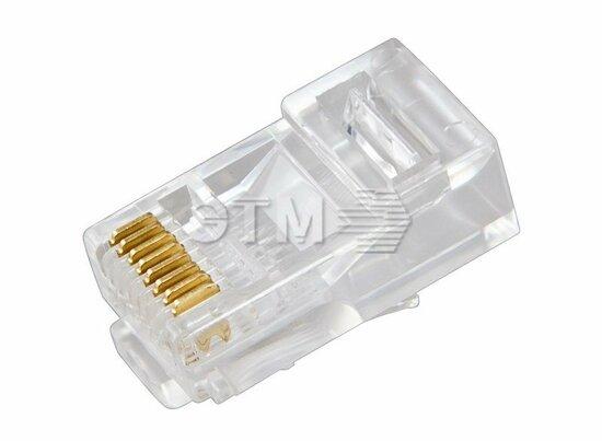 Фото №2 Джек RJ-45 8P8C CAT 5e Эконом PROCONNECT (etm05-1021-6)