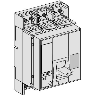 Фото №4 Выключатель NS1250 H 4p + MicroLogic 2.0A в сборе (33259)