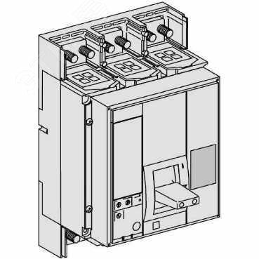 Фото №5 Выключатель NS1250 H 4p + MicroLogic 2.0A в сборе (33259)