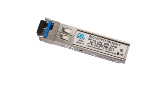 Фото №2 Модуль промышленный SFP 1 Гб/c GL-OT-SG14LC1-1310-1550-I-D (GL-OT-SG14LC1-1310-1550-I-D)