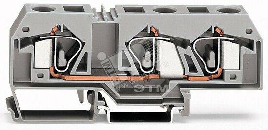 Фото №2 Клемма 3-проводная проходная (283-674)