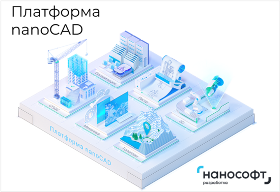 Фото №2 Право на использование программы для ЭВМ 'Платформа nanoCAD' 22 (основной модуль), сетевая лицензия (серверная часть) <- 'Платформа nanoCAD' 22 (основной модуль), локальная лицензия (NC220P_CUN_CNL_BOX)