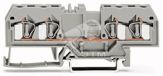 Фото №2 Клемма 4-проводная проходная (281-663)