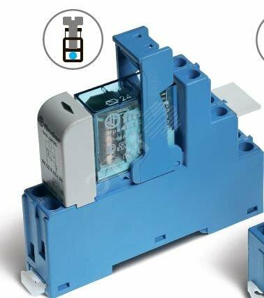 Фото №2 Интерфейсные модули реле с клипсой-держателем, Светодиод, Контакты AgNi, 2CO 8A, 230VAC (48.52.8.230.0060SPA)